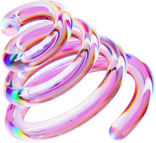 3D Holographic Glass Spring