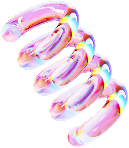 3D Holographic Glass Spring